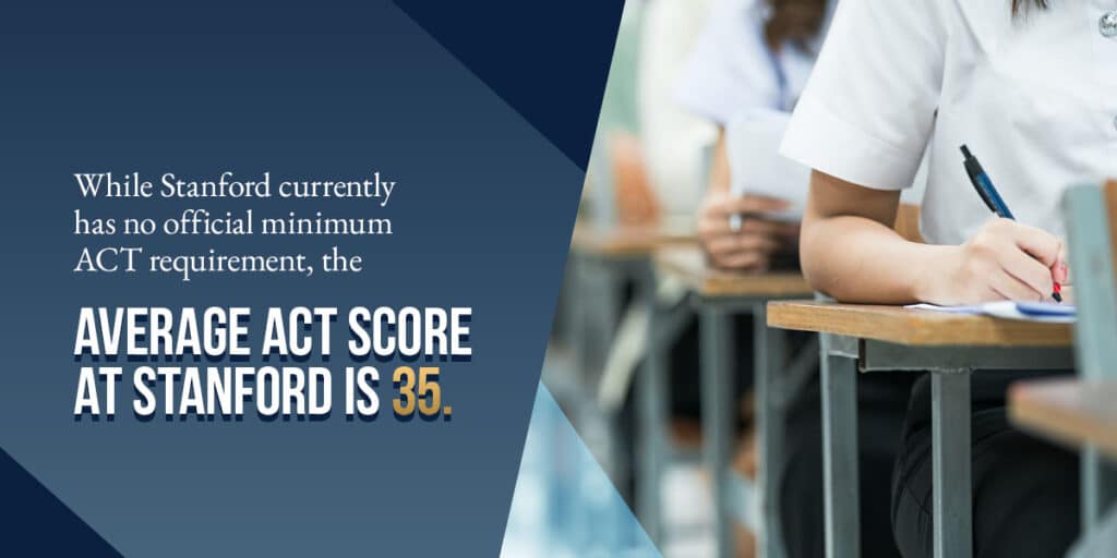 average act score at stanford
