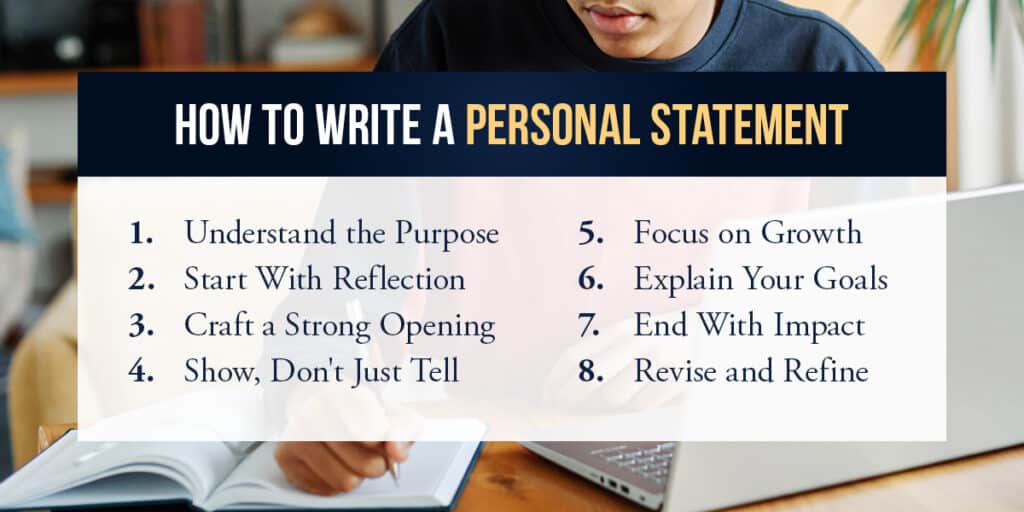 how to write a personal statement